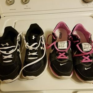 Nike tennis shoes size 6.5 and Micro 7